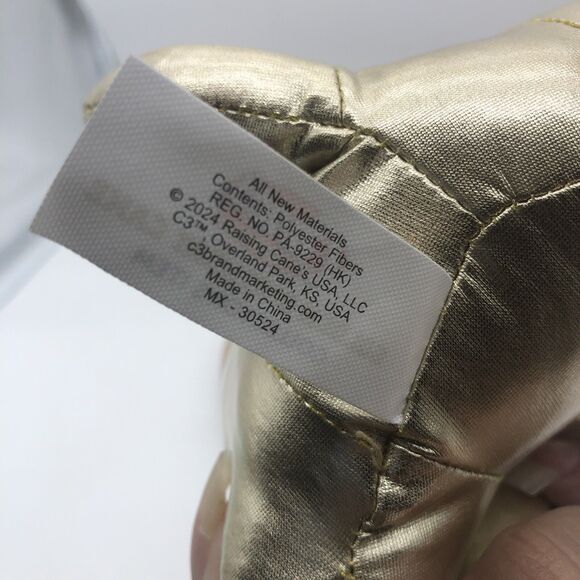 Raising Canes Plush Dog Gold Limited Edition 28th Golden Birthday With Tag - Picture 8 of 11